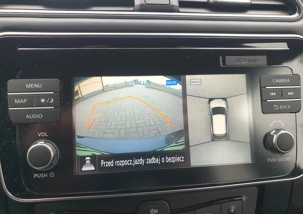 Nissan Leaf cena 71500 przebieg: 79456, rok produkcji 2018 z Łaskarzew małe 191